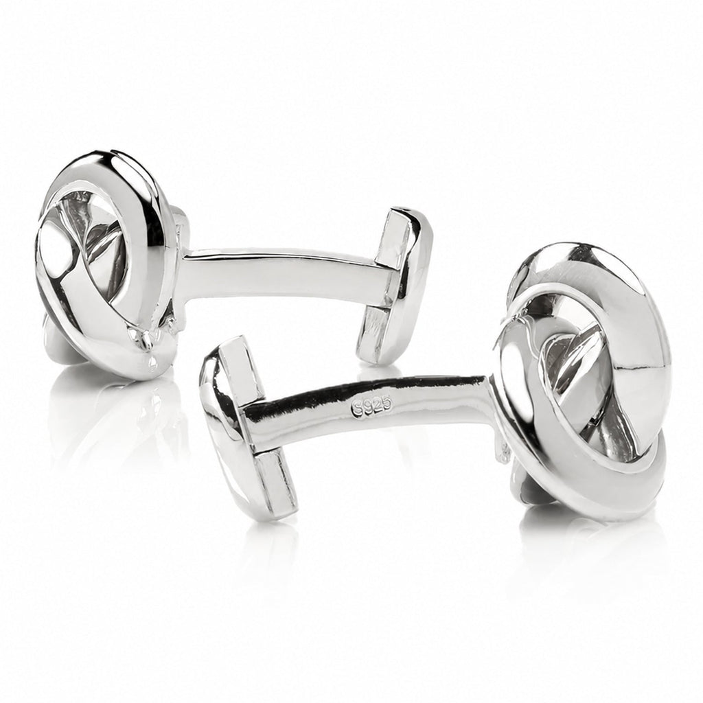 Sterling Silver Knot Cufflinks