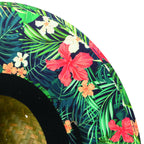 Americana - Men's rush straw lifeguard with under brim print and adjustable chin cord