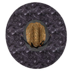 Mens Straw Lifeguard with Tropical Printed Under-brim