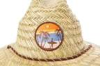 Men's Straw Lifeguard with Vintage Surf Patch