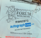 Linda Blair Signed Autographed The Exorcist Mask & Display Stand ACOA Witness