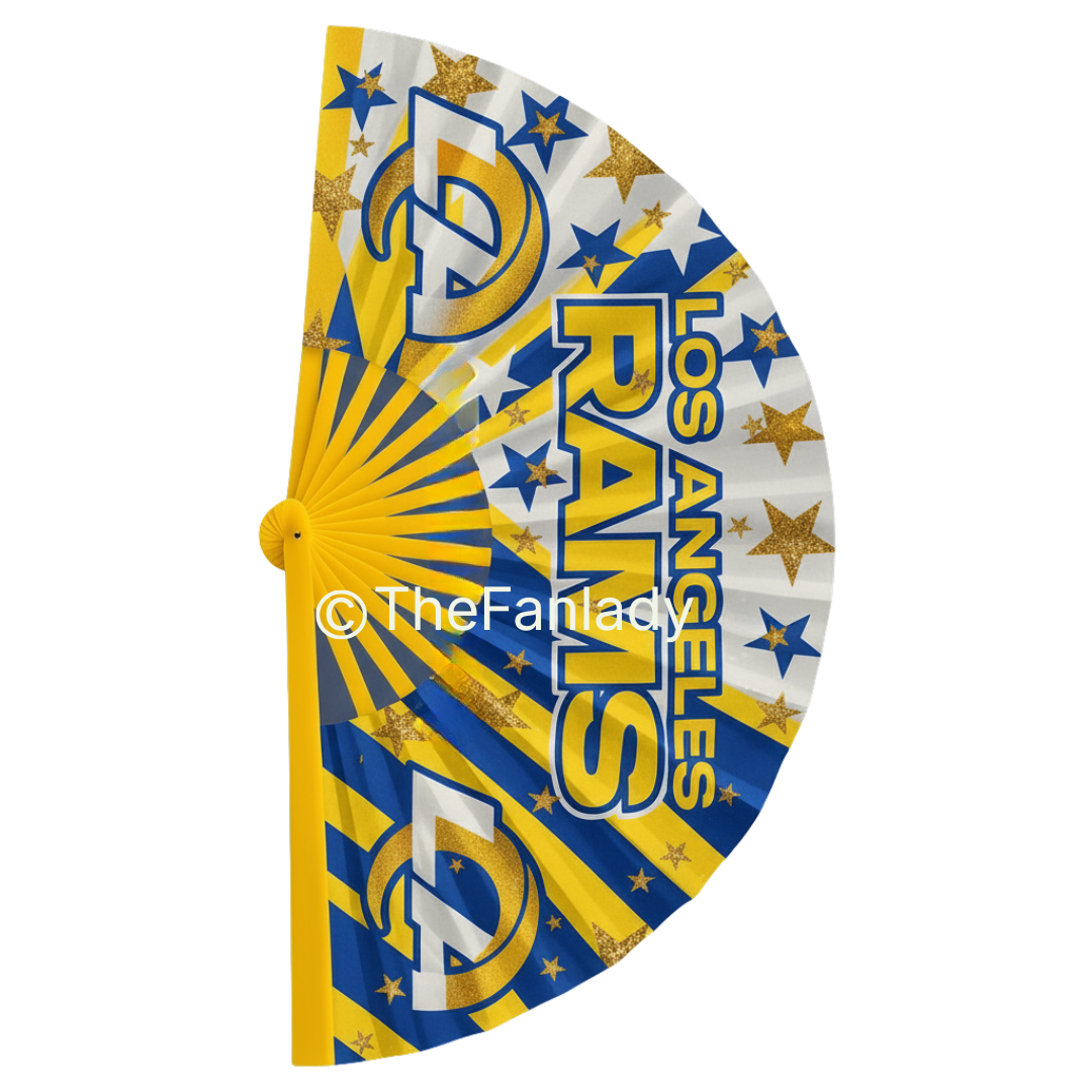 Los Angeles Rams Clack Fan | NFL Game Day Folding Hand Fan