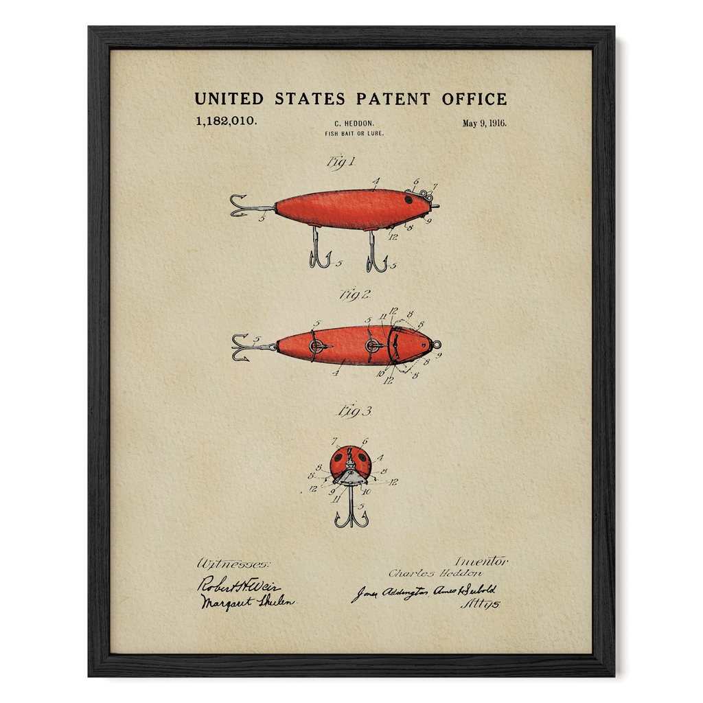 Red Fishing Lure (1916)