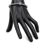 Brass Cubic Zirconia Ball Charm Bracelet Men Women
