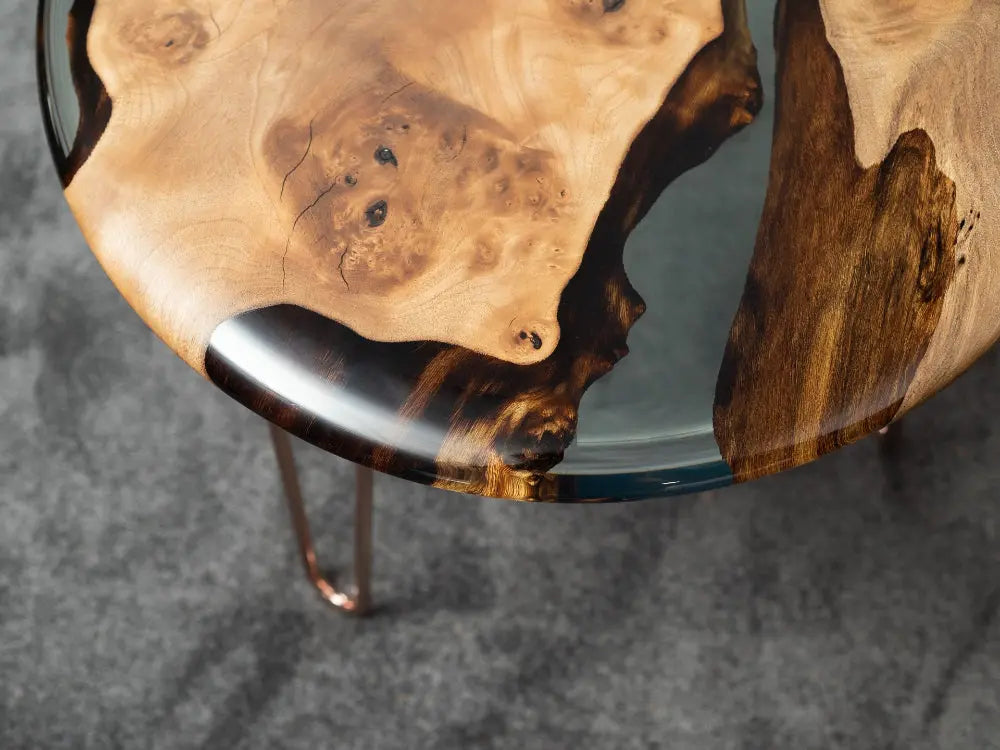 Round Side - End - Accent Table with rounded edge | Osso Collection