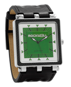 CF Leather (Black/Green) Watch