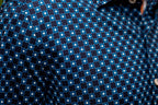 Retro Blues Long Sleeve Tech Shirt