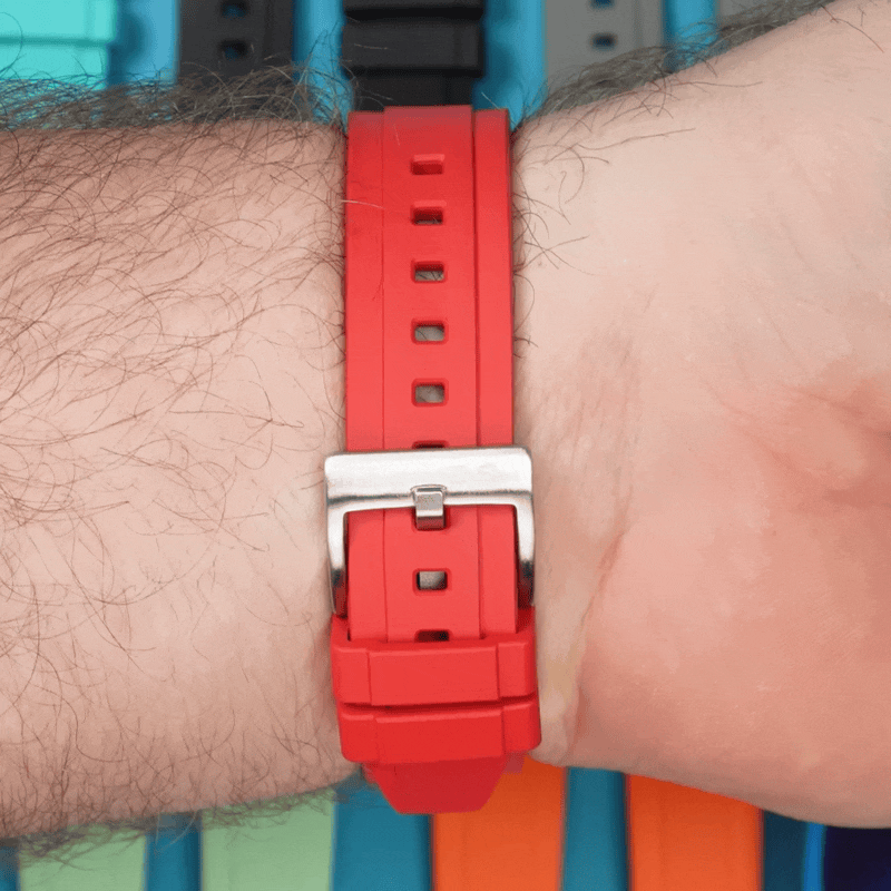 Ridge Rubber - Red