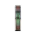 STINGRAY Tungsten Carbide Ring with Blue/Purple Color Changing Inlay - 4mm - 10mm