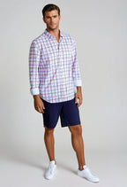 Rob Plaid Long Sleeve Tech Shirt