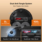 Roborock Qrevo Edge 2 - 25,000 Pa HyperForce™  Suction & Dual Anti-Tangle System