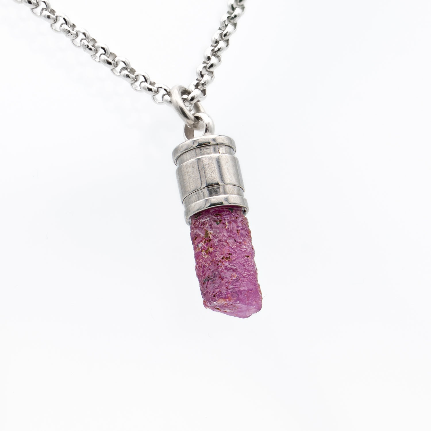 Rough Ruby Pendant