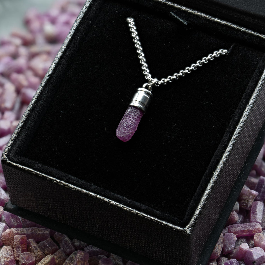 Rough Ruby Pendant