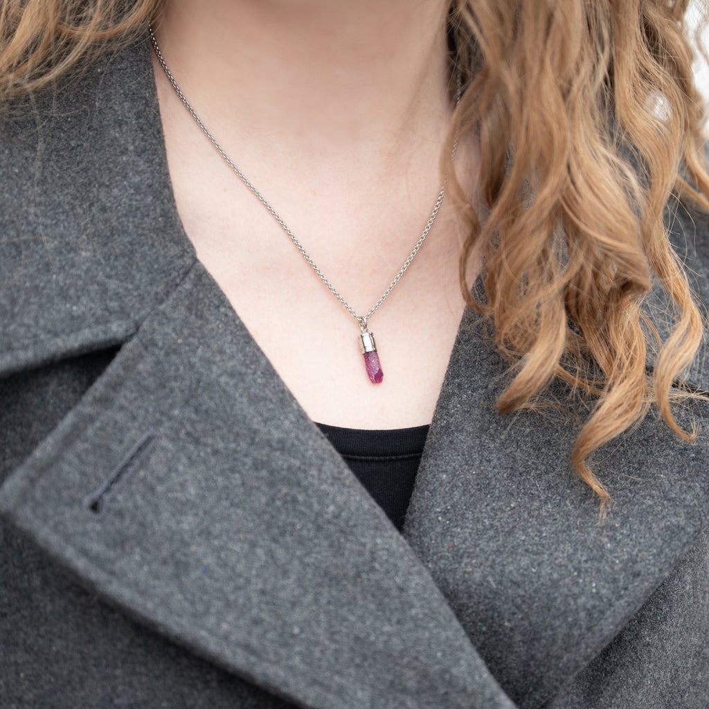 Rough Ruby Pendant