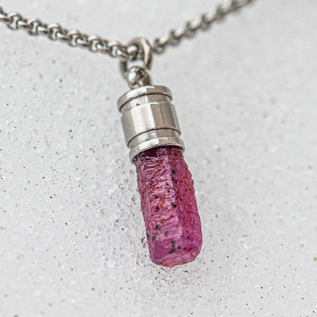 Rough Ruby Pendant