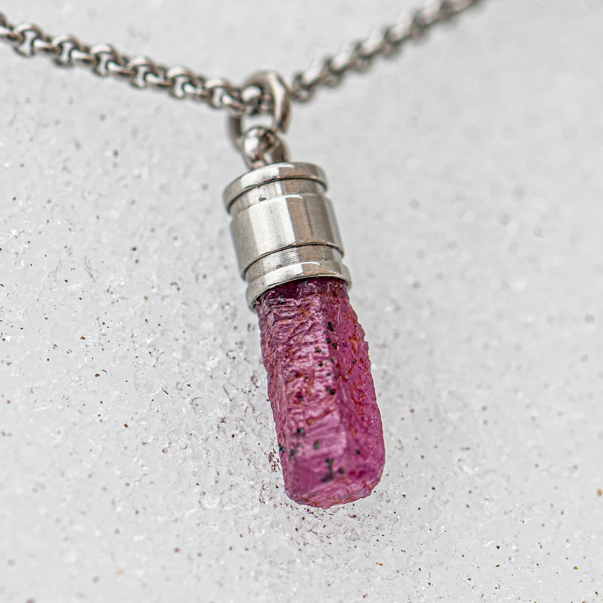 Rough Ruby Pendant