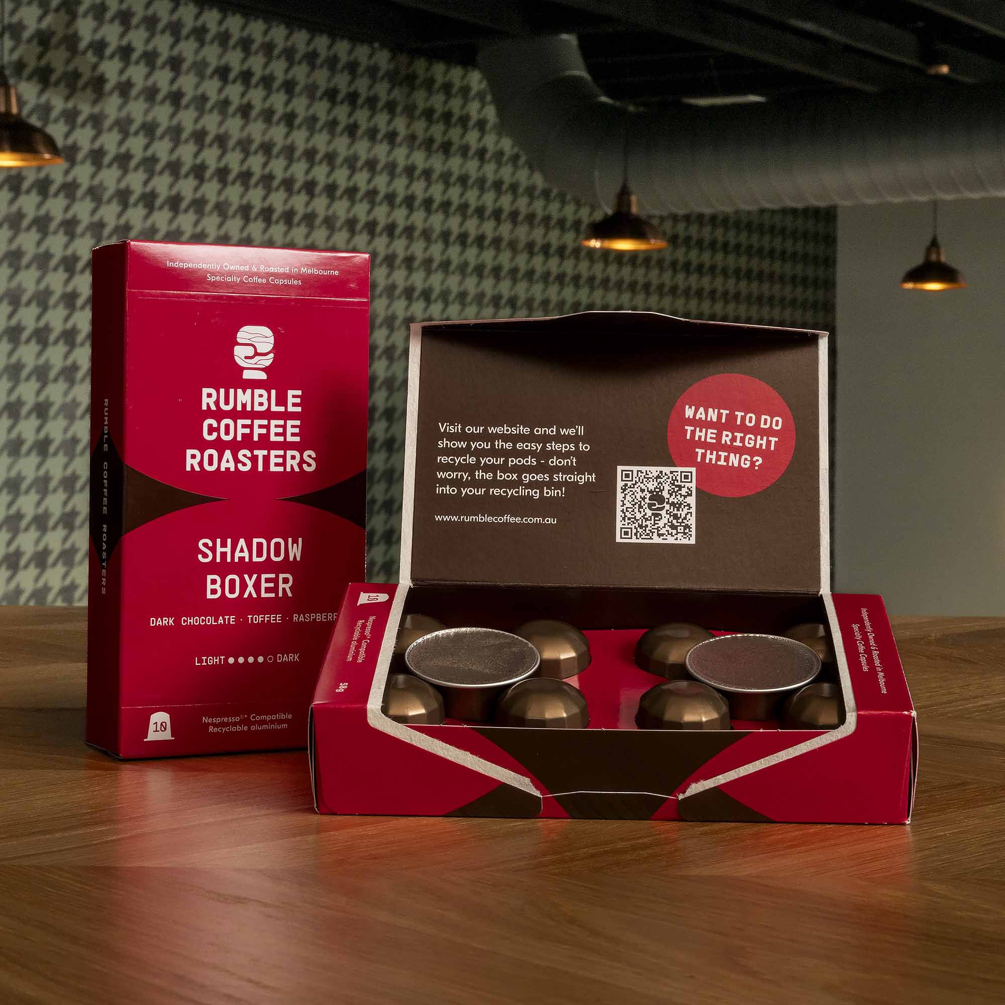 Rumble Coffee Pods: Shadow Boxer (10x)