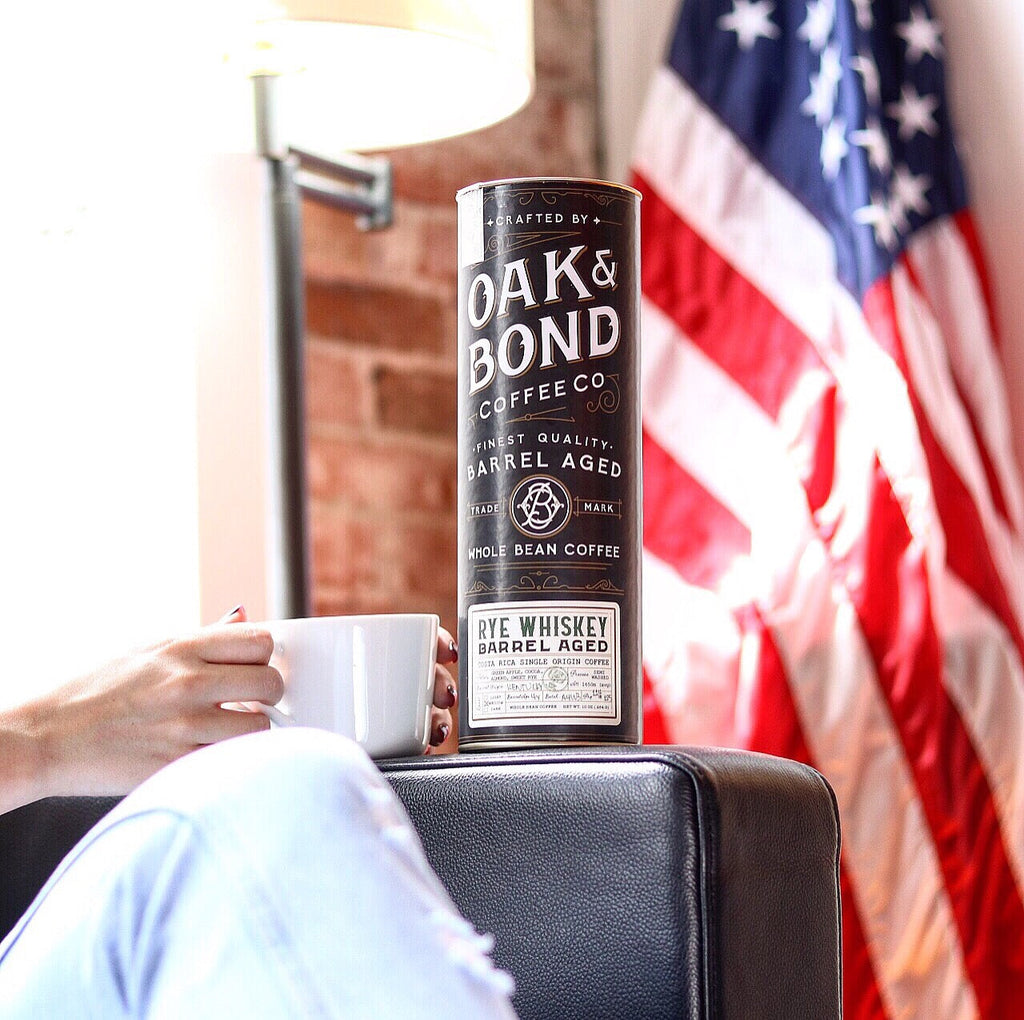 Rye Whiskey Barrel Aged Coffee