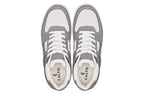 CALTO - S2532 - 2.2 Inches Taller (Grey/White) with Gum Sole - Contemporary Casual Sneaker
