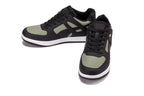 CALTO - S2533 - 2.2 Inches Taller (Black/Green) - Contemporary Casual Sneaker