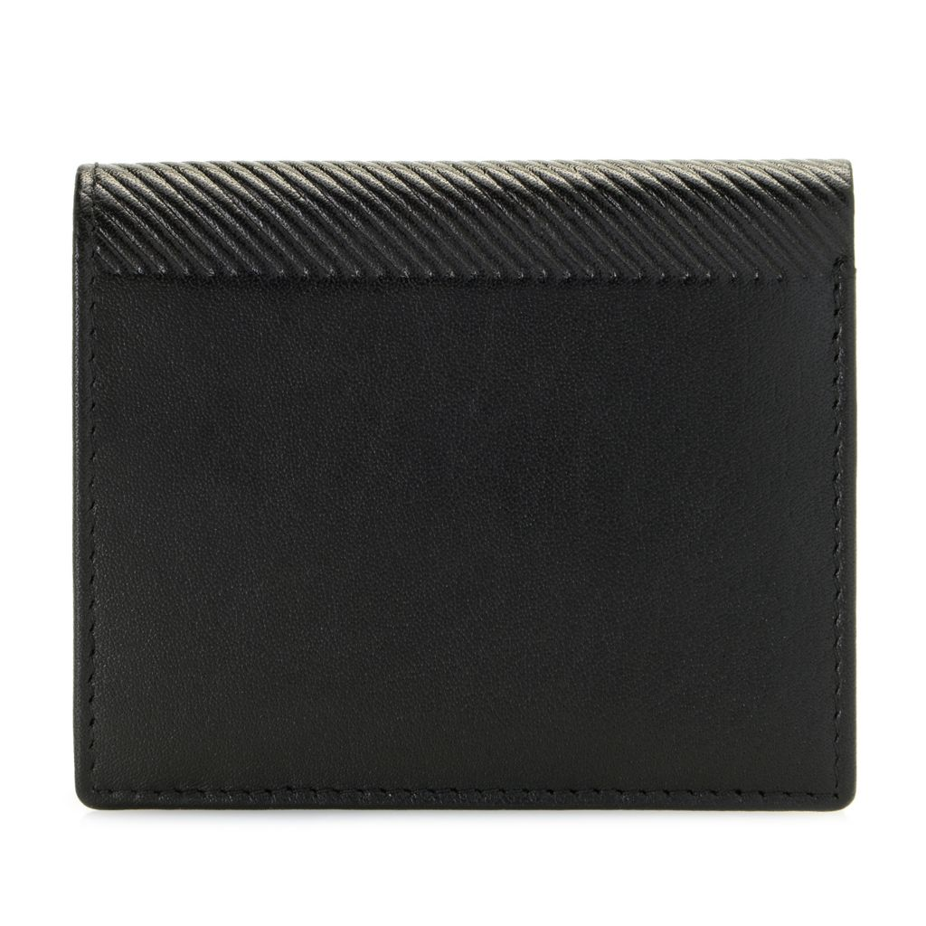 Madi Claire Top Grain Leather Bi-Fold Wallet w/ Photo ID Window