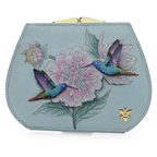 Anuschka Hand-Painted Leather Tri-Fold RFID Wallet