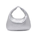 Urban Expressions Adela Woven Faux Leather Hobo Bag