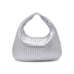 Urban Expressions Adela Woven Faux Leather Hobo Bag