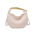 Urban Expressions Uma Woven Faux Leather Convertible Crossbody Bag