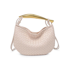 Urban Expressions Uma Woven Faux Leather Convertible Crossbody Bag