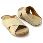 Volatile Ablette Ultra Comfort Slip-on Crisscross Slides
