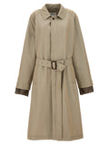 Maison Margiela Men Long Single-Breasted Trench Coat