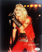 Motley Crue Vince Neil Signed Framed Custom Photo Display ACOA