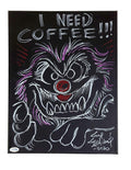 Guy Gilchrist Hand Drawn Signed Animal Muppets Art Canvas ACOA