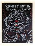 Guy Gilchrist Hand Drawn Signed Animal Muppets Art Canvas ACOA