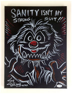 Guy Gilchrist Hand Drawn Signed Animal Muppets Art Canvas ACOA