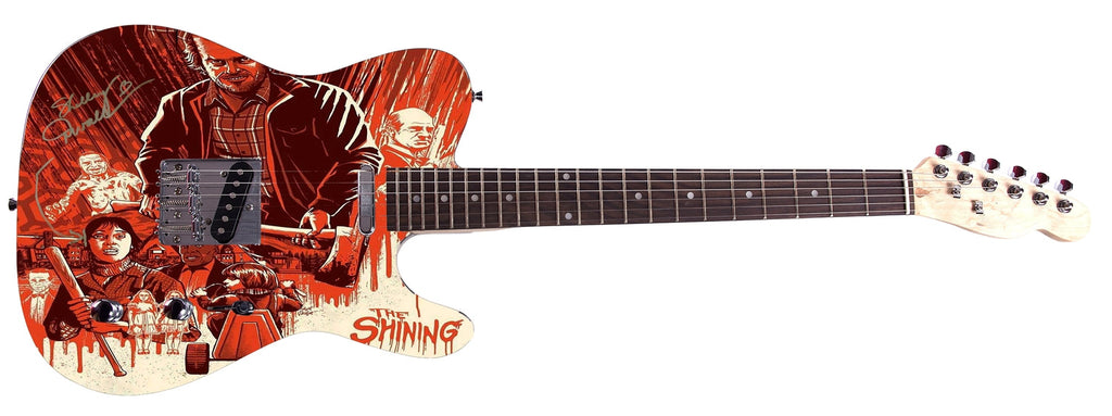 Shelley Duvall The Shining Movie Signed Custom Graphics Guitar ACOA