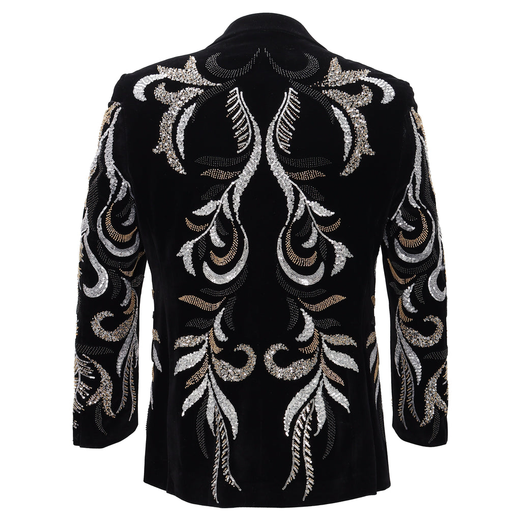 Crystal Gold Blazer BLACK/GOLD