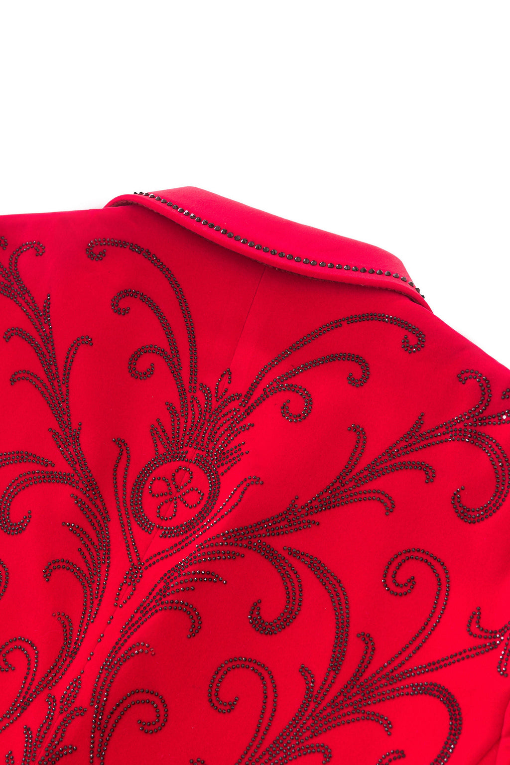 Valent Velvet Blazer RED