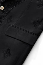 Celestial Wave Blazer BLACK/BLACK