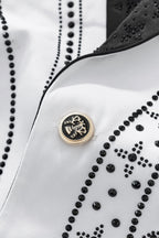 Celestial Wave Blazer WHITE/BLACK