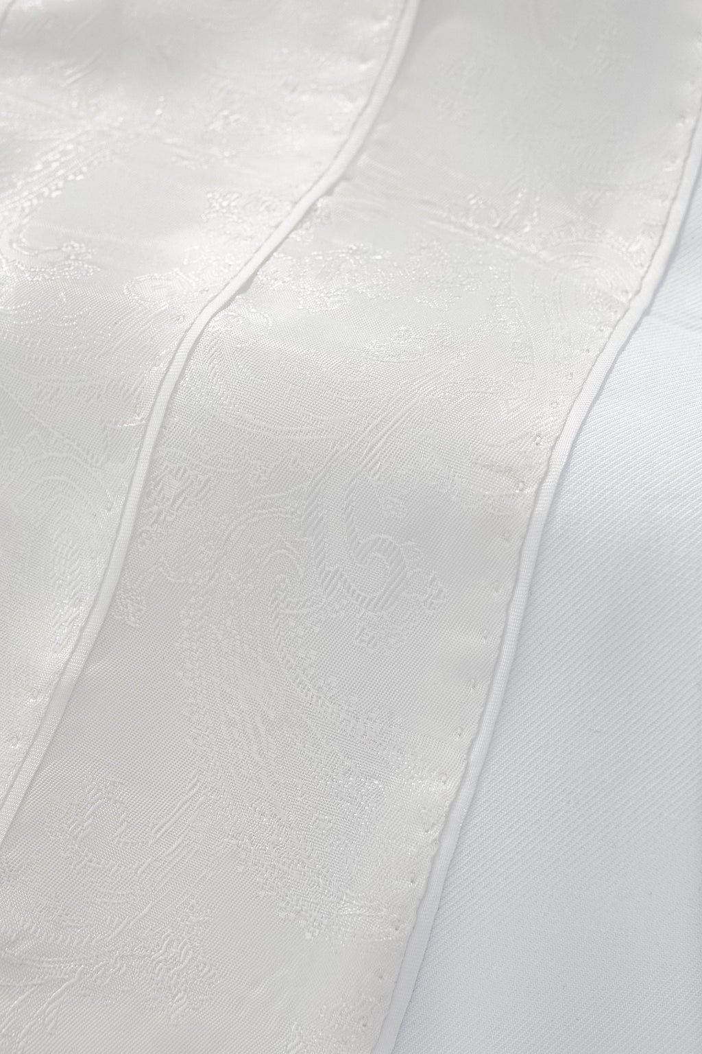 Barocco Radiant Hex Crystal Men's Blazer - White/Silver
