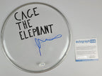 Cage The Elephant Matt Shultz Autographed Custom Framed Drum Head Display ACOA
