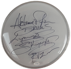 Lynyrd Skynyrd Artimus Pyle Autographed Custom Framed Drum Head Display ACOA