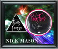 Pink Floyd Nick Mason Signed Custom Framed Drum Head Drumhead Display ACOA