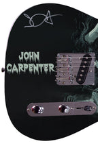 John Carpenter Signed Custom Graphics Photo Guitar ACOA