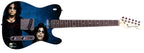 Alice Cooper Autographed Headless Custom Graphics Photo Guitar