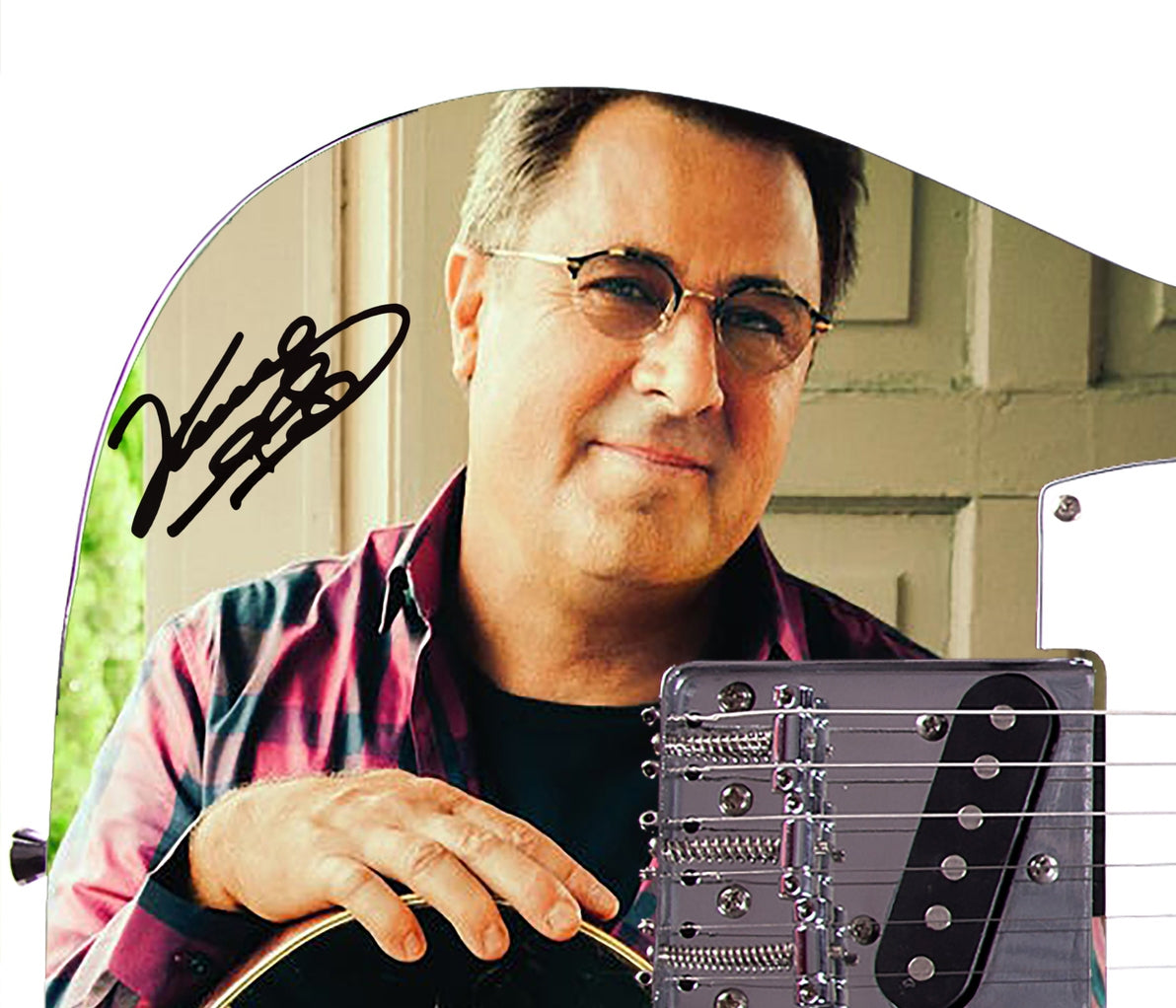 Vince Gill Signed Autographed Graphics Photo Guitar ACOA