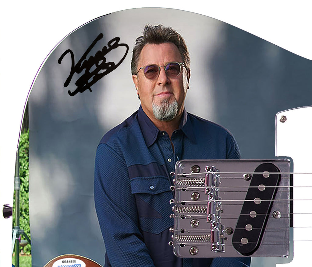 Vince Gill Signed Autographed Graphics Photo Guitar ACOA