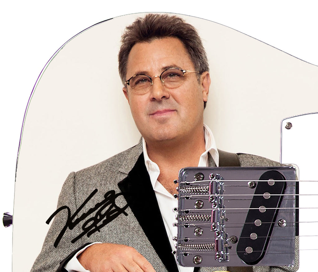 Vince Gill Signed Autographed Graphics Photo Guitar ACOA